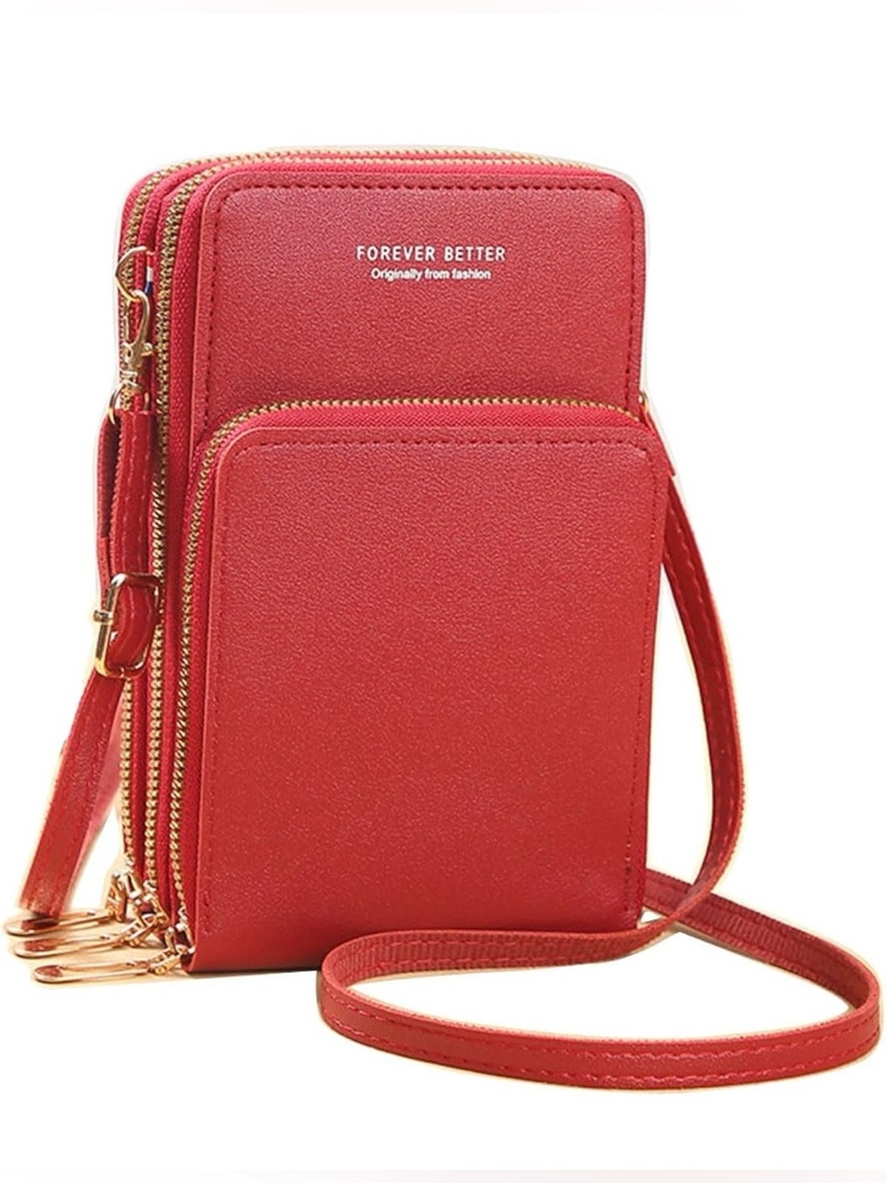 RED Crossbody Phone Bag